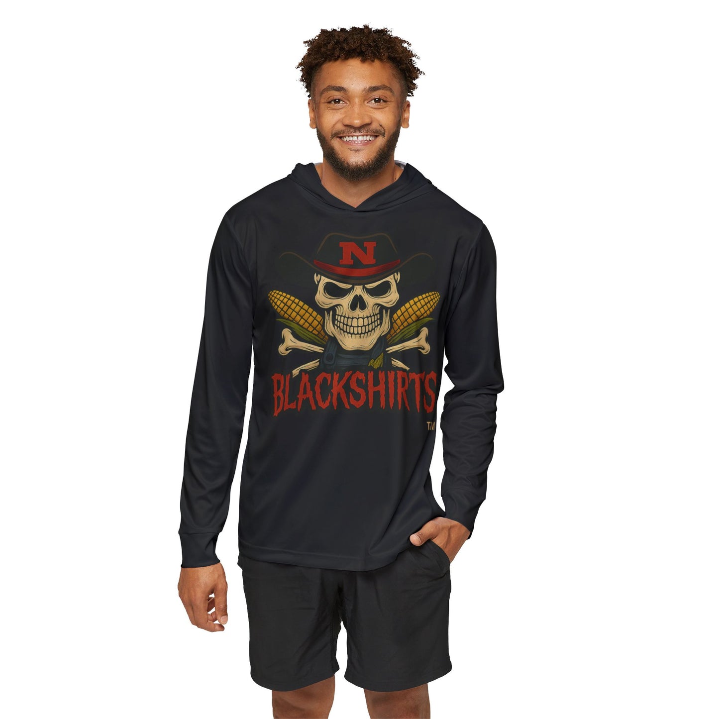 Nebraska Cornhuskers Blackshirts (Black) Sports Hoodie, Perfect for Game Day, Athletic Wear, Casual Outfits, Eye-Catching Design for Fans