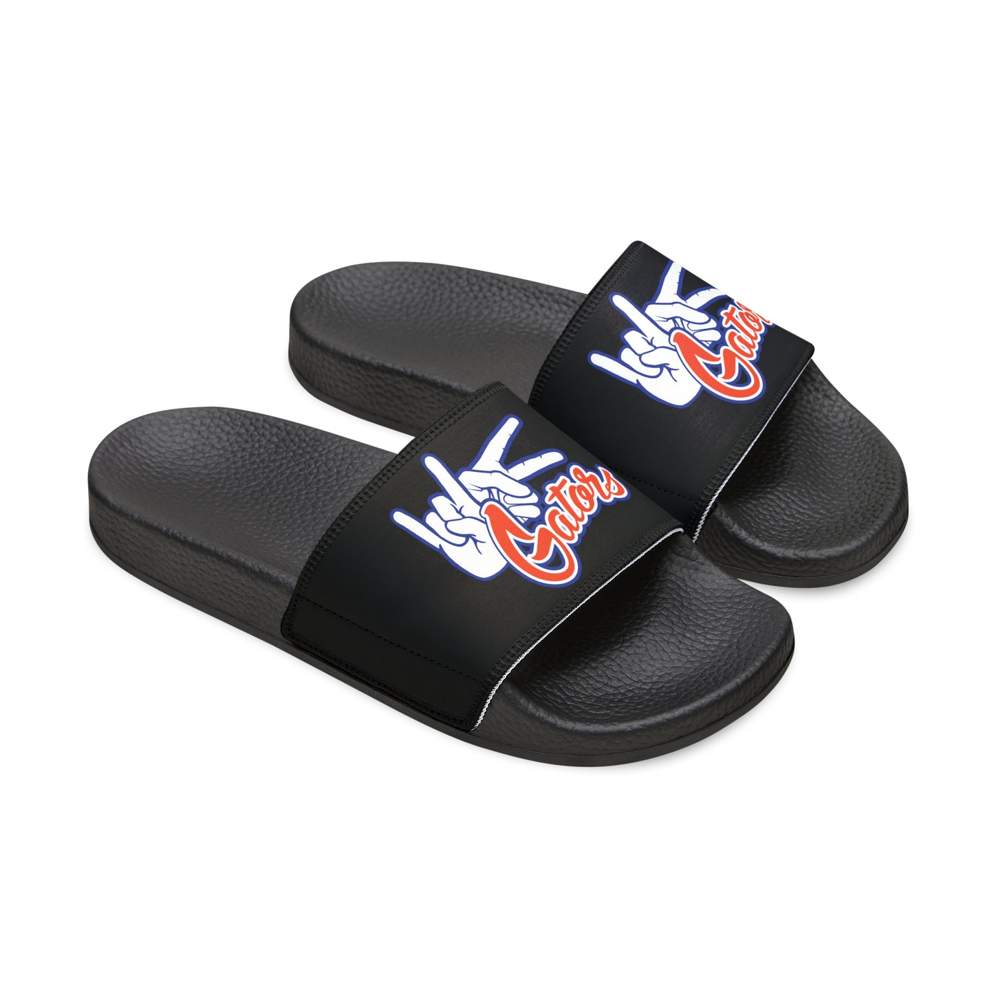 Men's PU Slide Sandals UF (Rock On) Gators Hands_V1