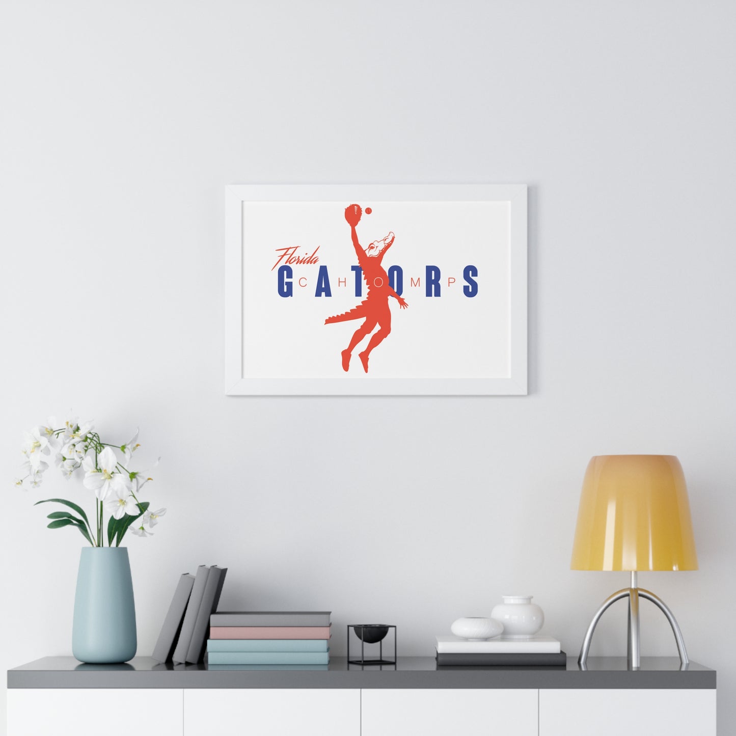 ChompMan Baseball (V2) Framed Horizontal Poster