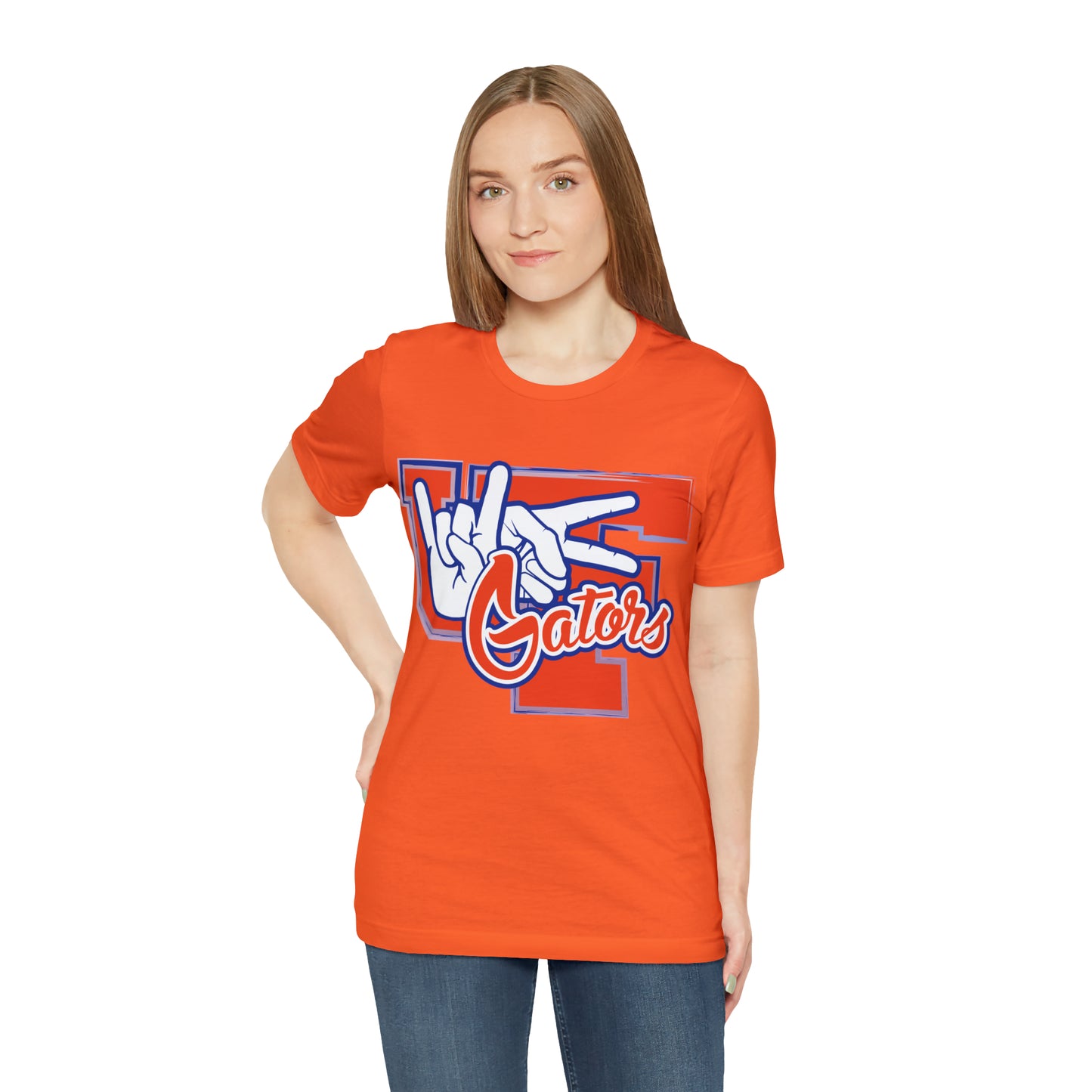 Unisex Jersey Short Sleeve Tee UF (Rock On) Gators Hands_V2