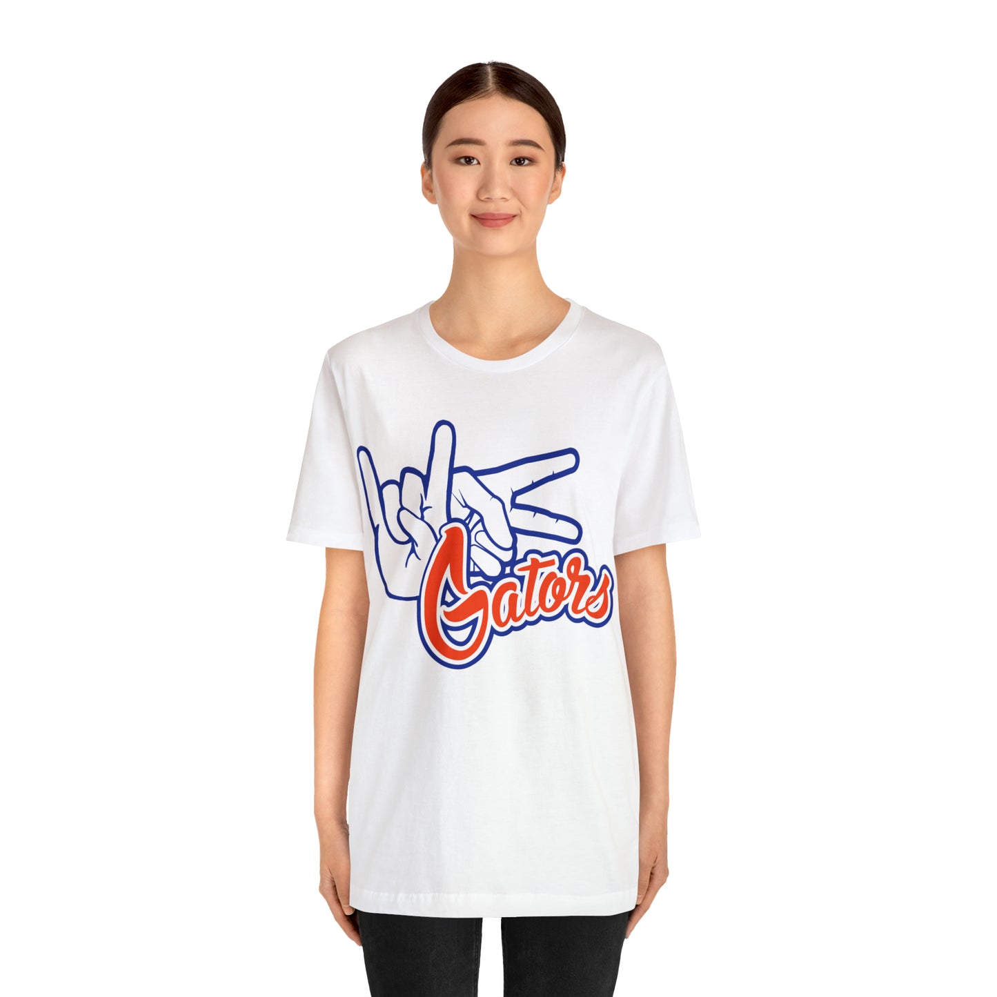 Unisex Jersey Short Sleeve Tee  UF (Rock On) Gators Hands_V1