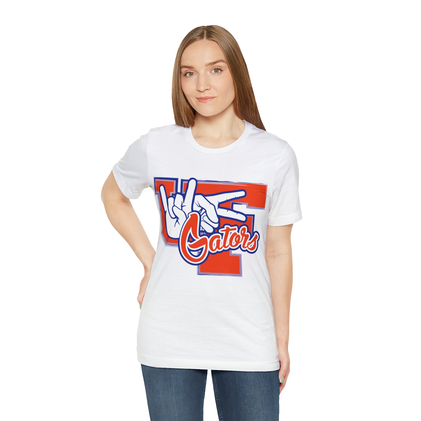 Unisex Jersey Short Sleeve Tee UF (Rock On) Gators Hands_V2