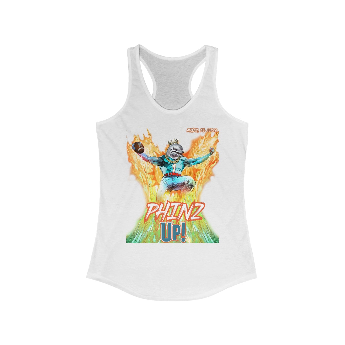 Phinz Up (V2) Women's Ideal Racerback Tank