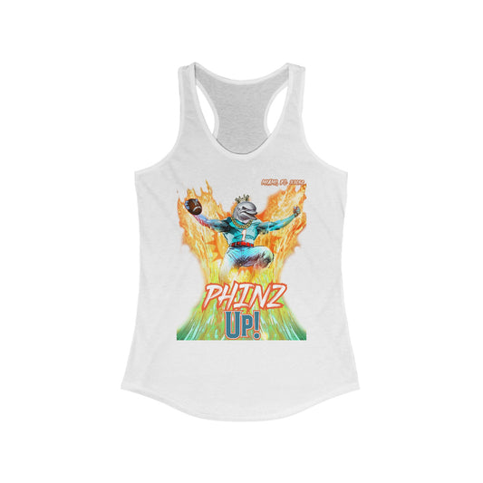 Phinz Up (V2) Women's Ideal Racerback Tank