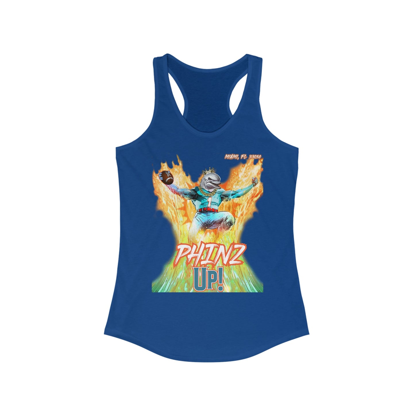 Phinz Up (V2) Women's Ideal Racerback Tank