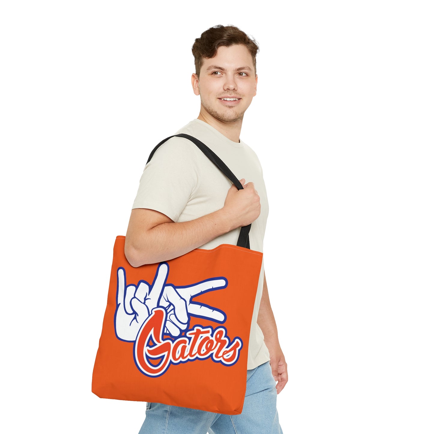 Tote Bag (AOP) UF (Rock On) Gators Hands_V1