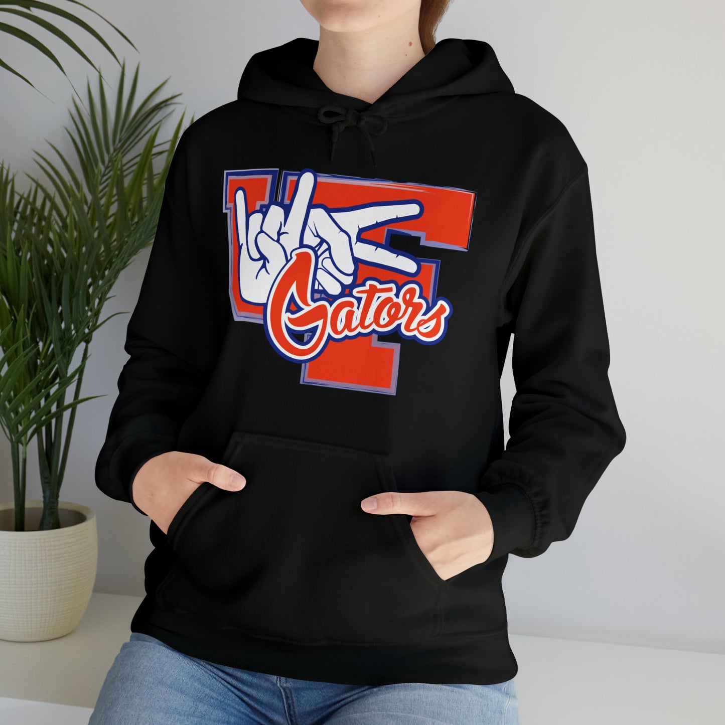 Unisex Heavy Blend™ Hooded Sweatshirt (Rock On) Gators Hands_V2