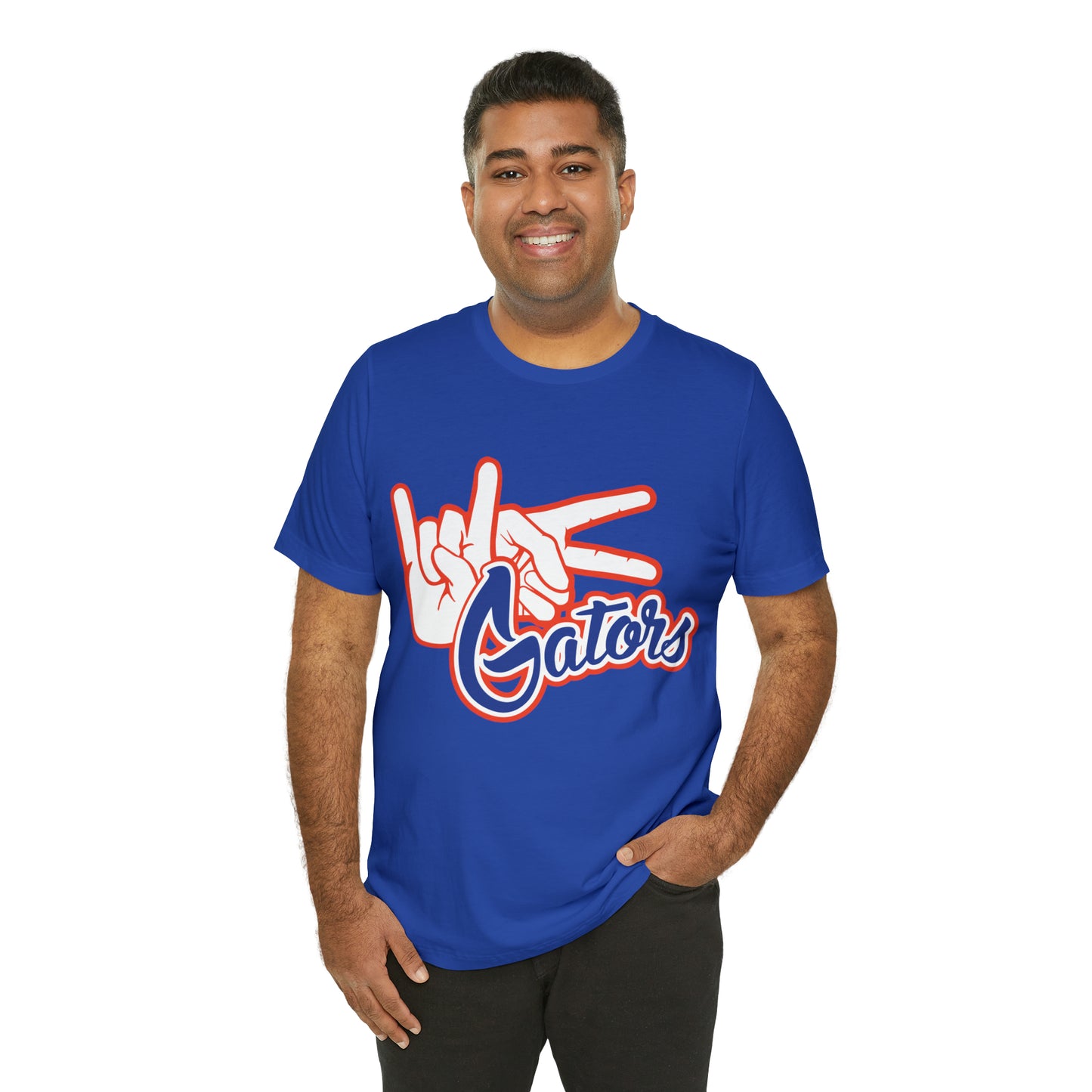 Unisex Jersey Short Sleeve Tee UF (Rock On) Gators Hands_V4