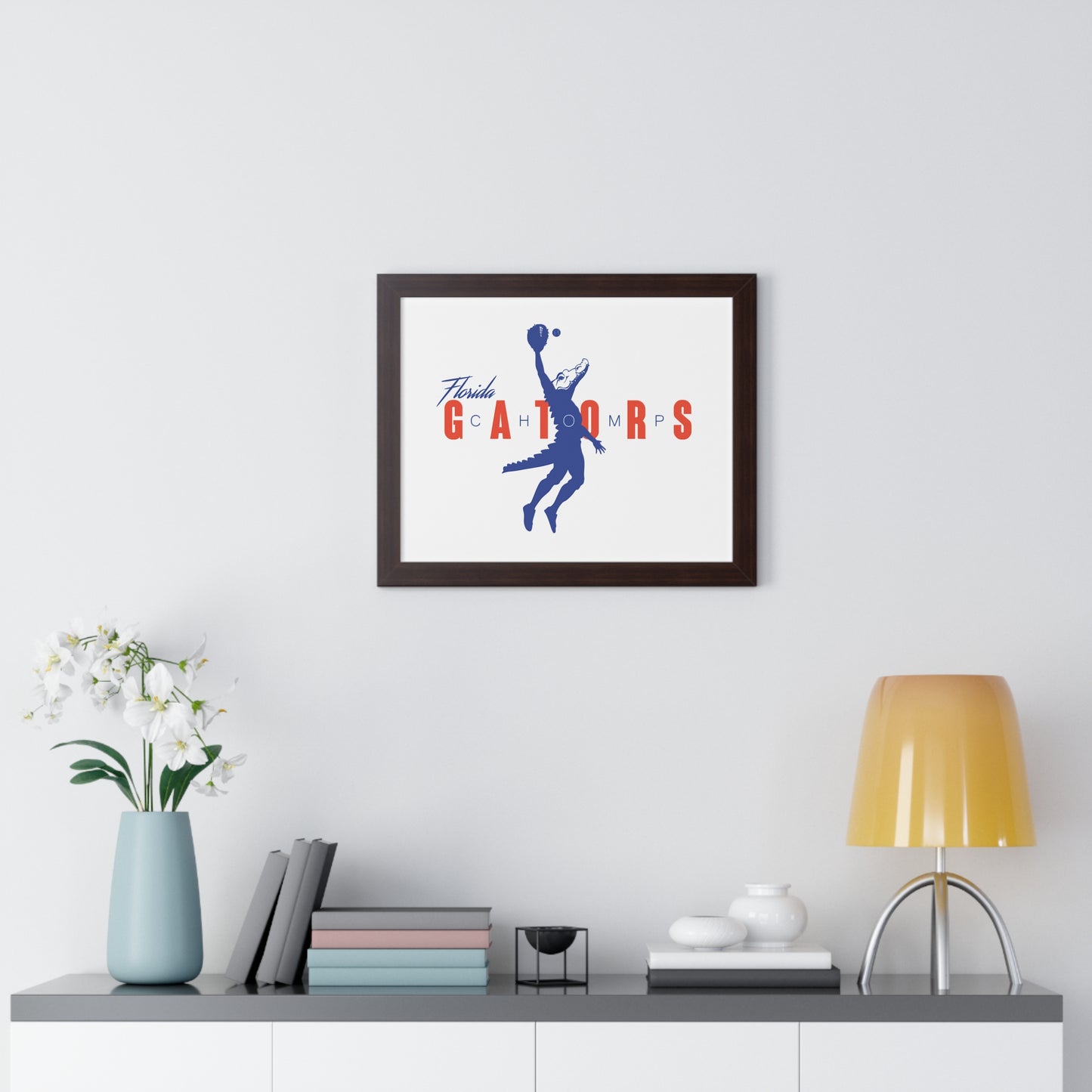 ChompMan Baseball (V1) Framed Horizontal Poster