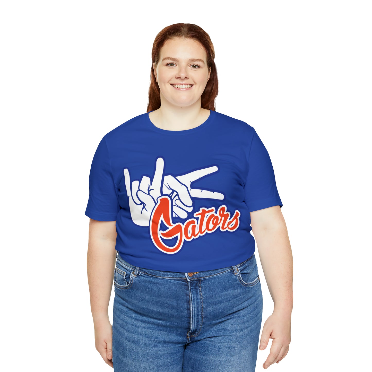 Unisex Jersey Short Sleeve Tee  UF (Rock On) Gators Hands_V1