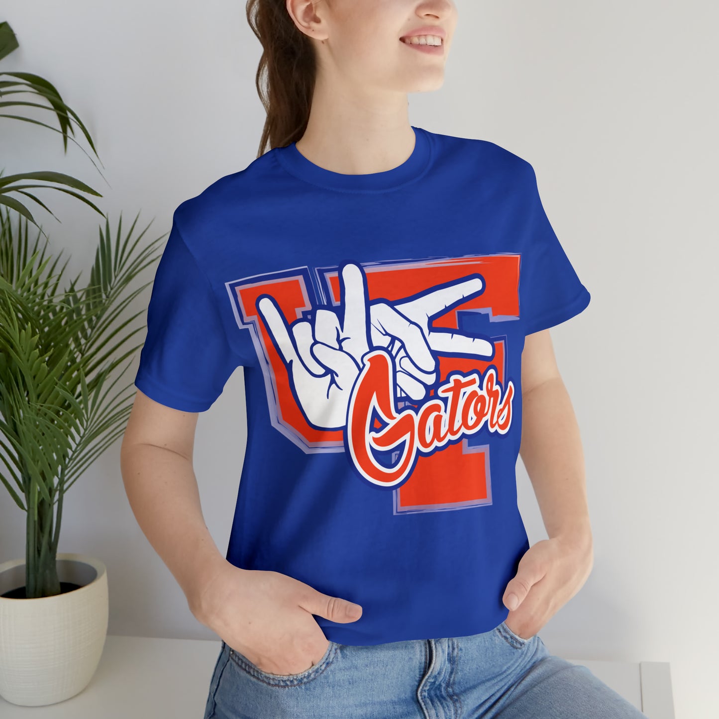 Unisex Jersey Short Sleeve Tee UF (Rock On) Gators Hands_V2