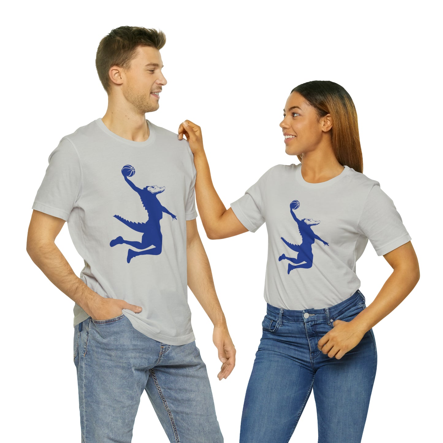 Unisex Jersey Short Sleeve Tee ChompMan (Blue)