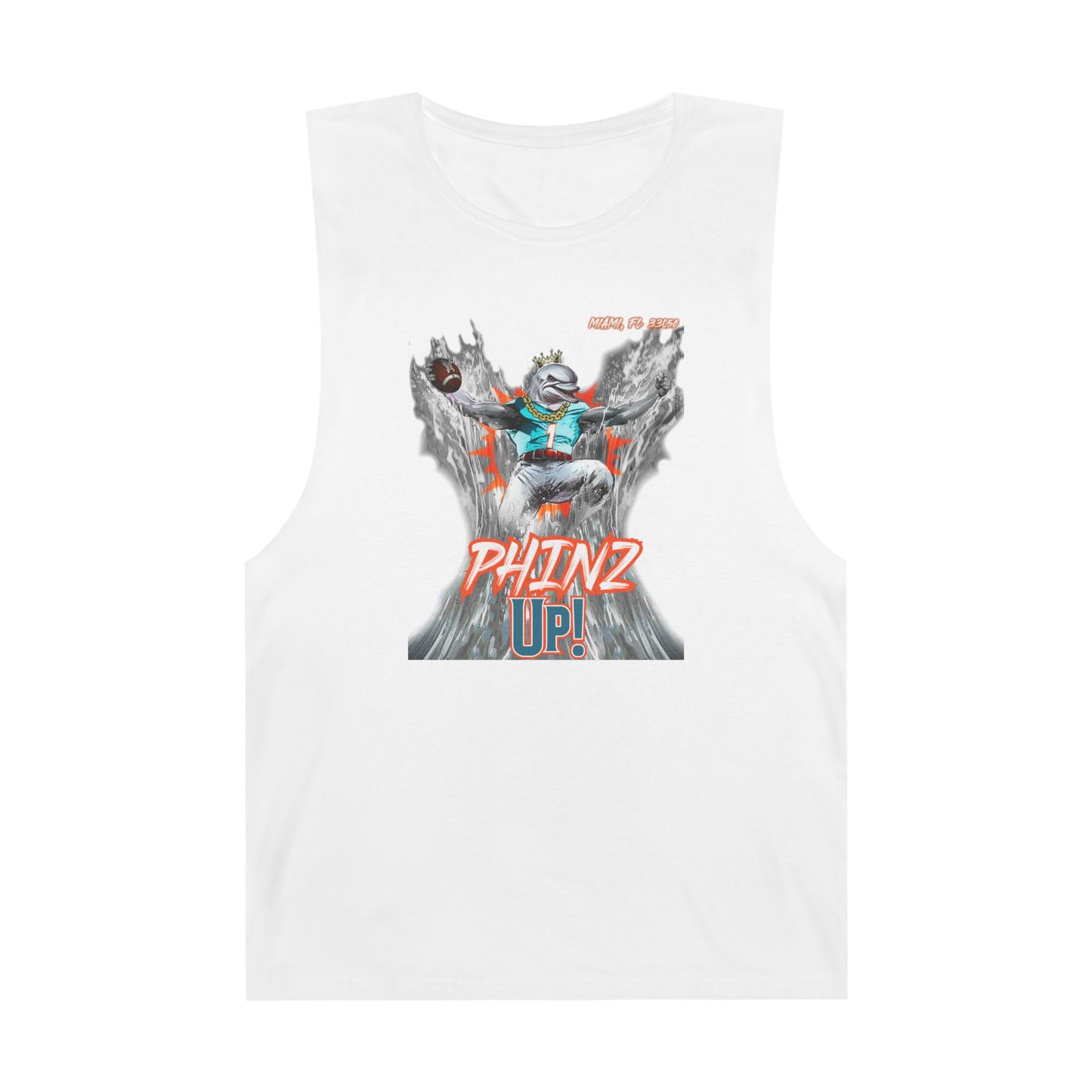 Phinz Up (V3 / Black) Unisex Barnard Tank