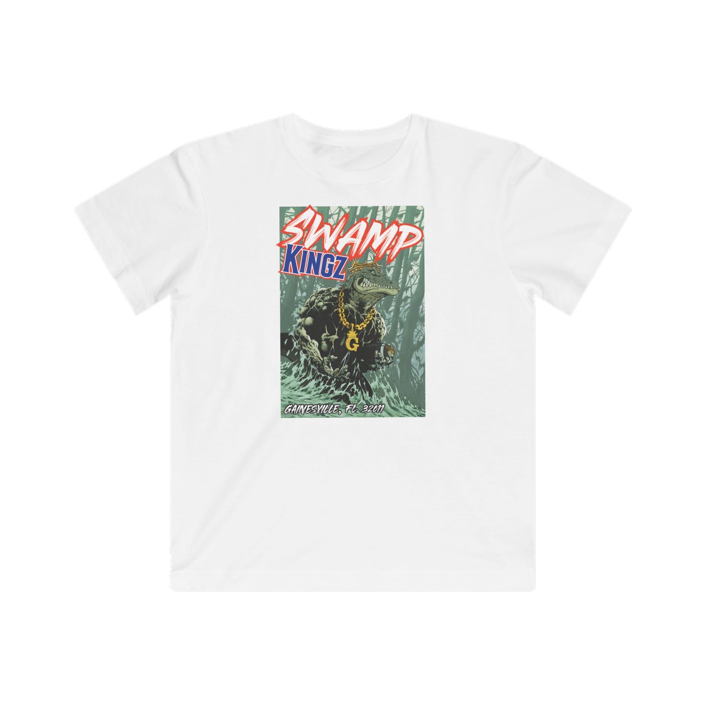 Swamp Kingz (V2) Kids Fine Jersey Tee