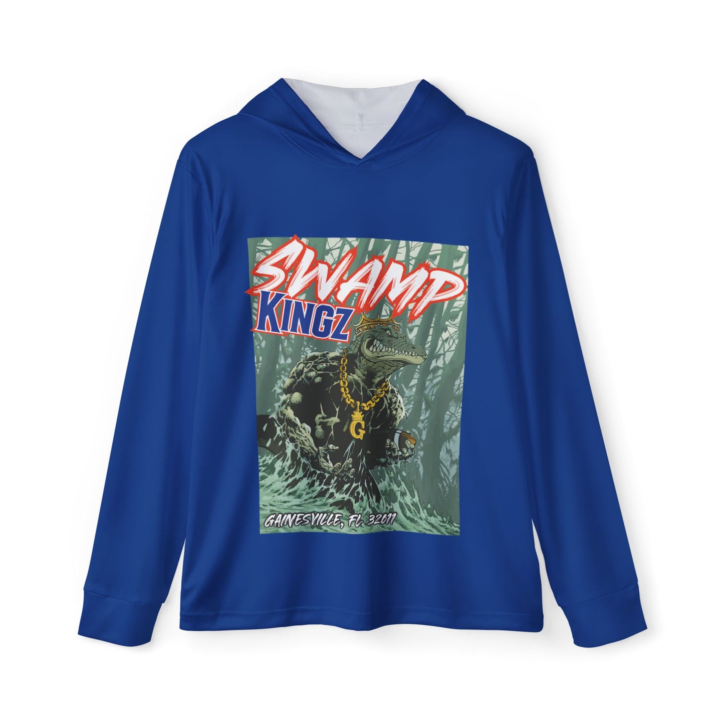 Swamp Kingz (V2) Men's Sports Warmup Hoodie (AOP)