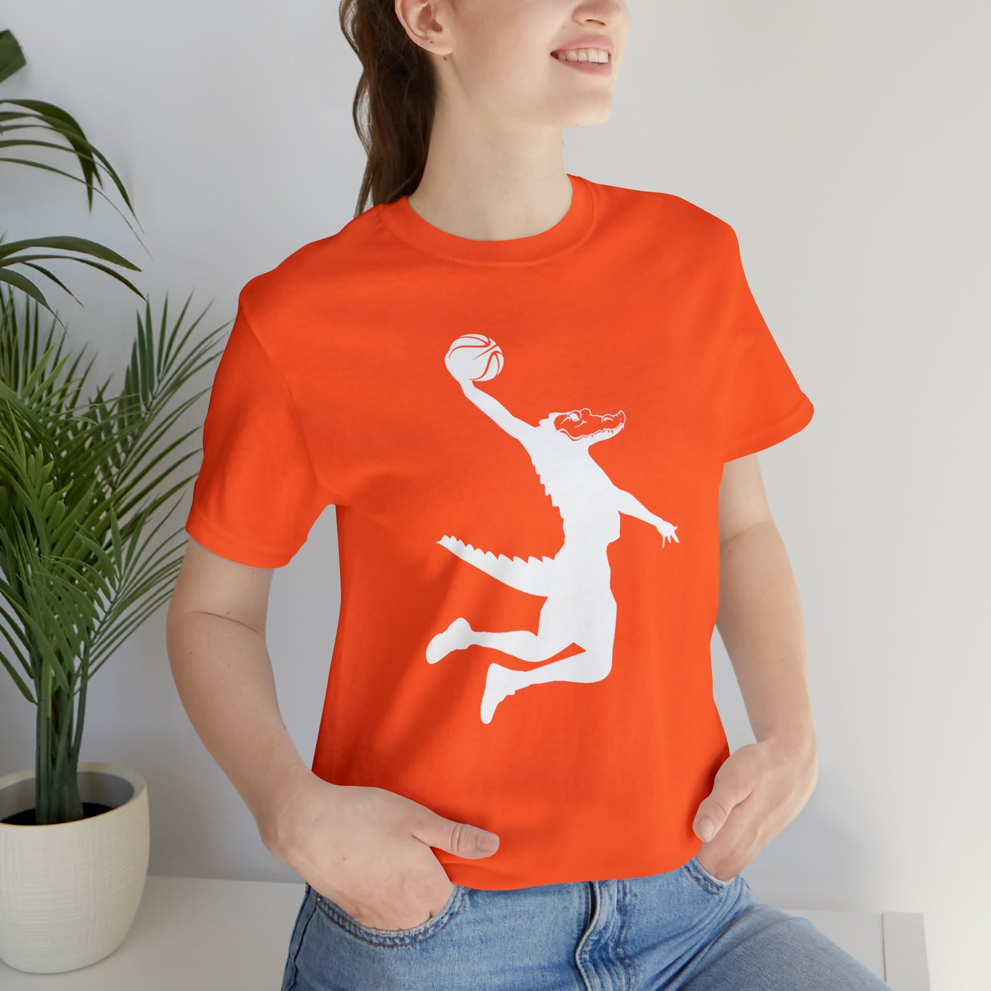 Unisex Jersey Short Sleeve Tee ChompMan (White)