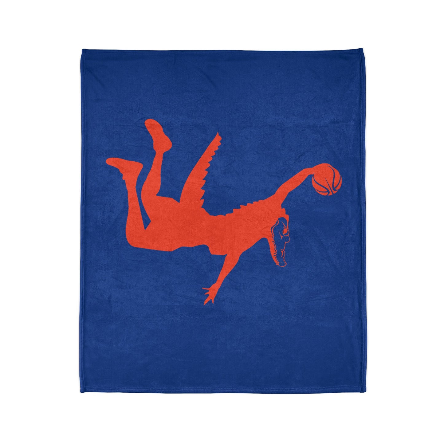ChompMan Basketball (V6 / Blue) Soft Polyester Blanket