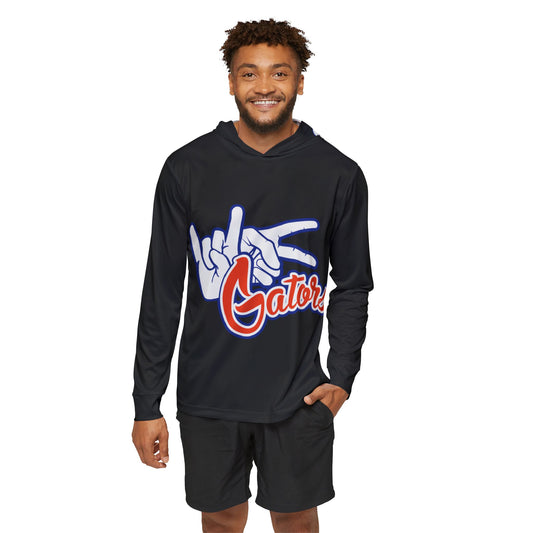 UF Gators (V3 / Black) Men's Sports Warmup Hoodie (AOP)