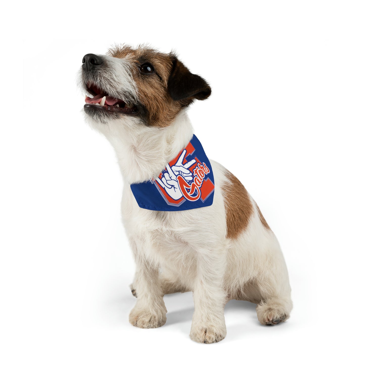 Pet Bandana Collar UF (Rock On) Gators Hands_V2