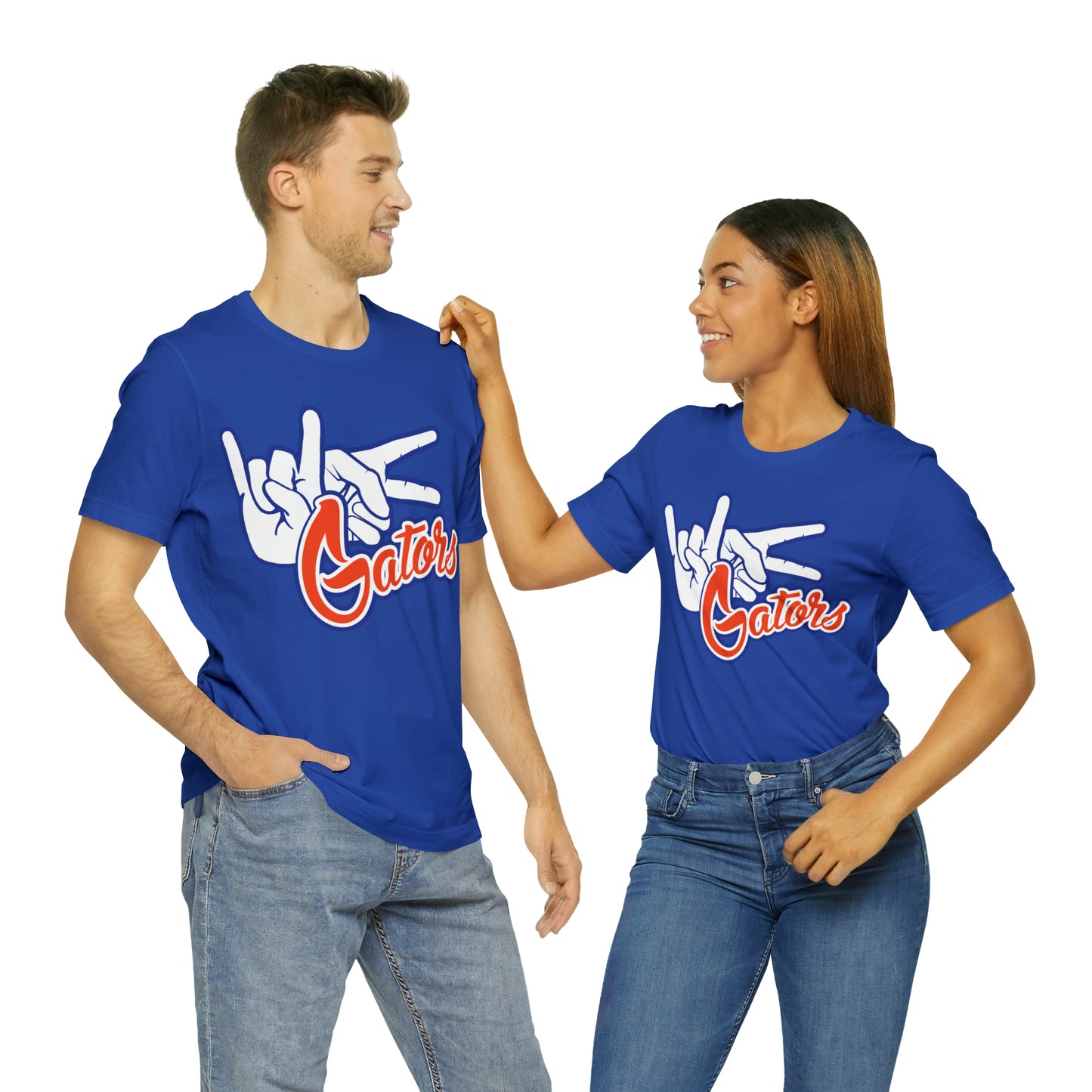 Unisex Jersey Short Sleeve Tee  UF (Rock On) Gators Hands_V1