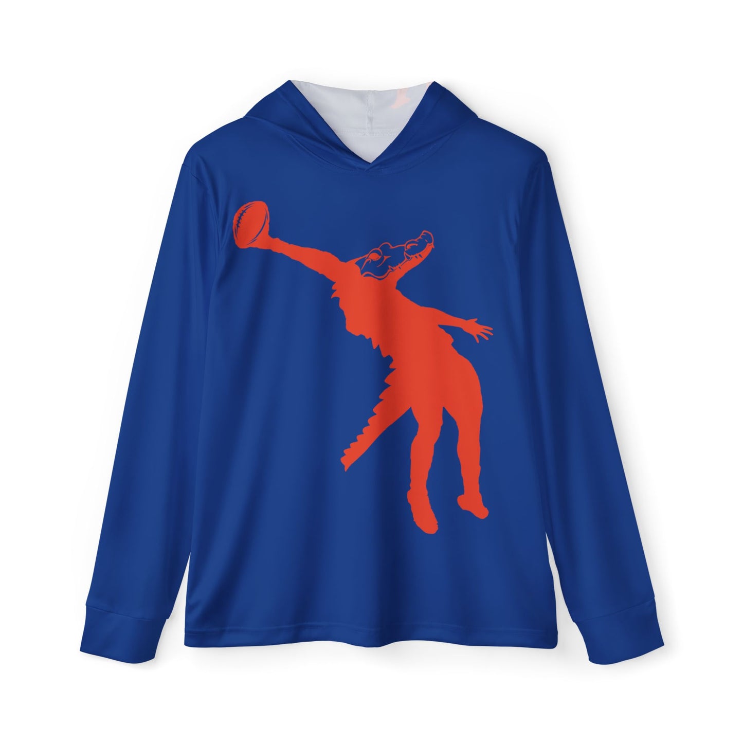 ChompMan Football (V6 / Blue) Men's Sports Warmup Hoodie (AOP)