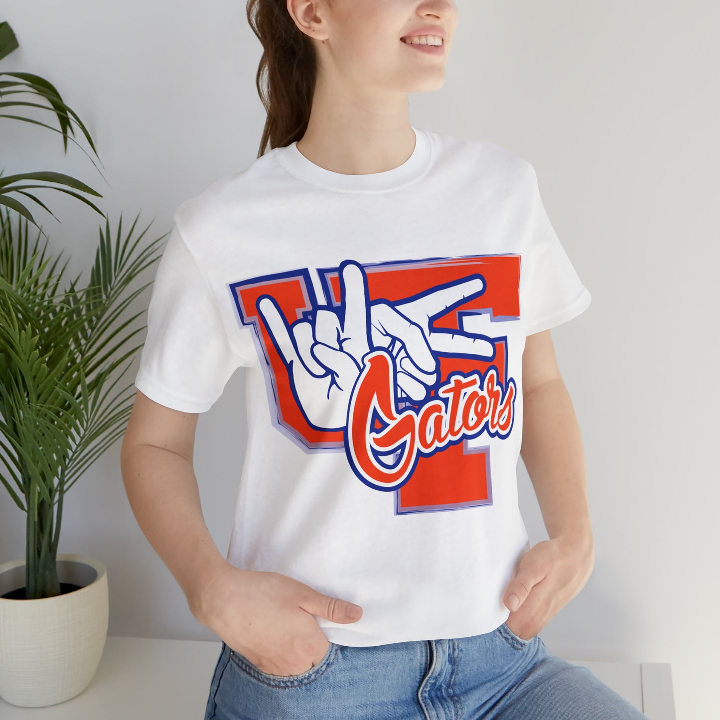 Unisex Jersey Short Sleeve Tee UF (Rock On) Gators Hands_V2