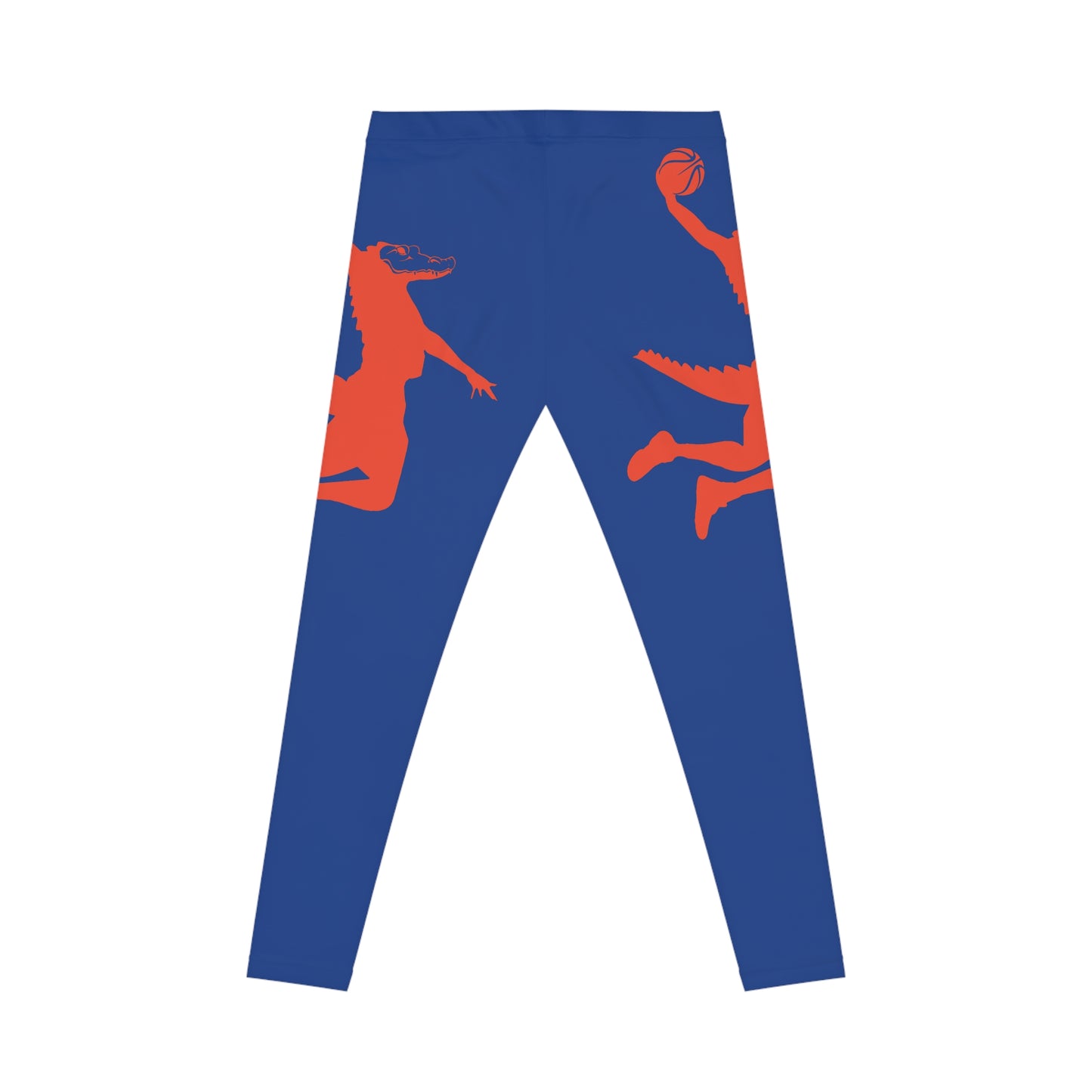 ChompMan Basketball (V6 / Blue) Women's Casual Leggings (AOP)