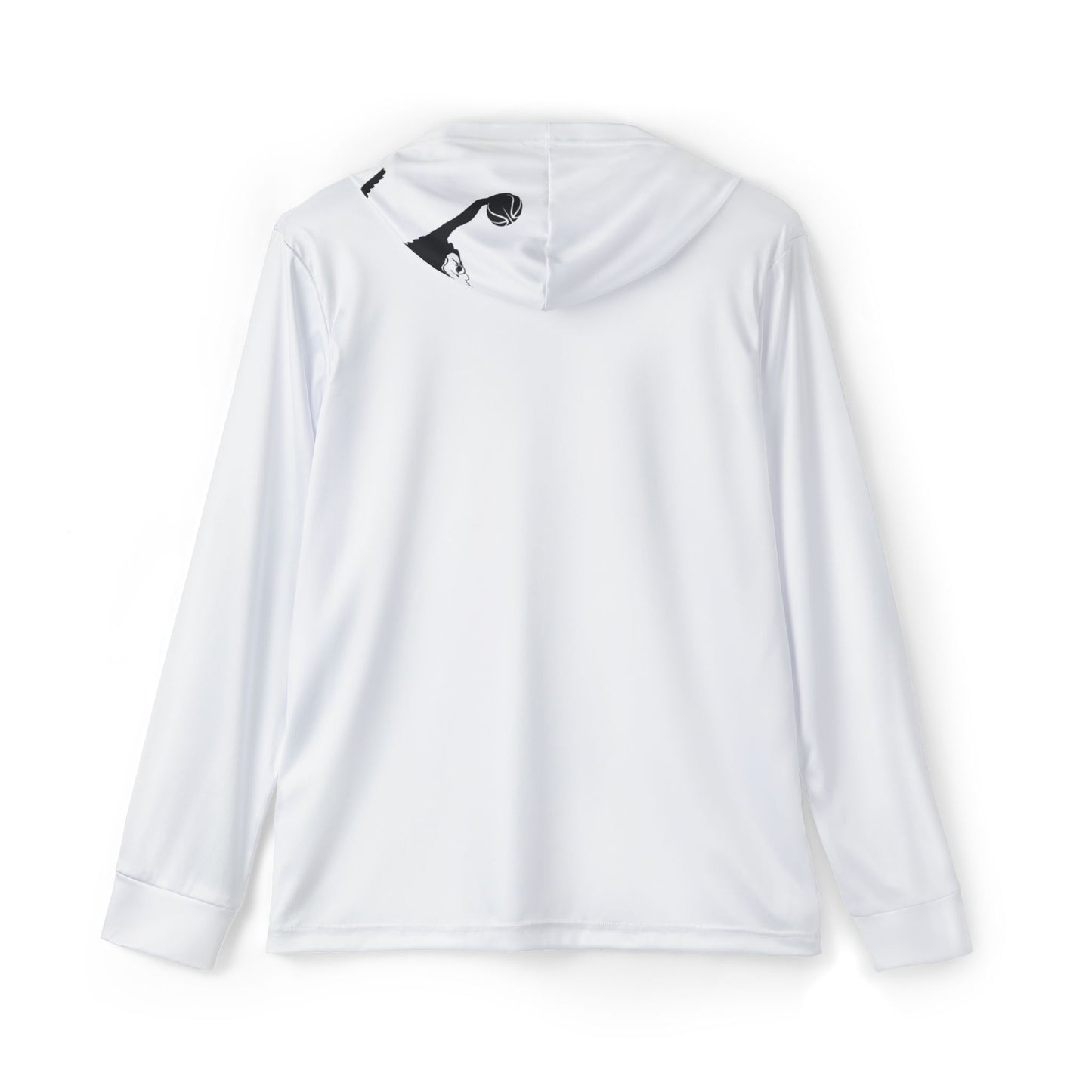 ChompMan Basketball (V8 / White) Men's Sports Warmup Hoodie (AOP)