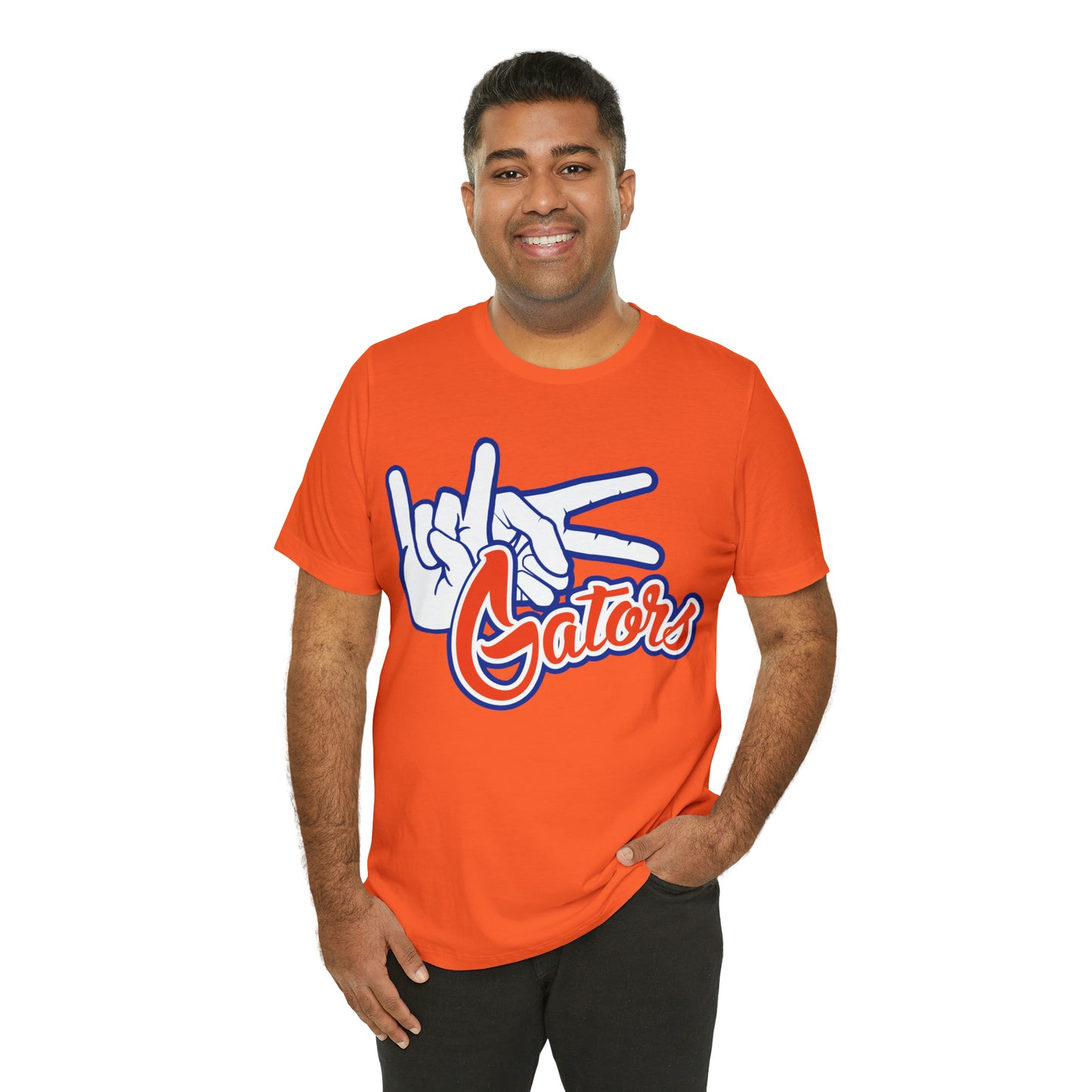 Unisex Jersey Short Sleeve Tee  UF (Rock On) Gators Hands_V1