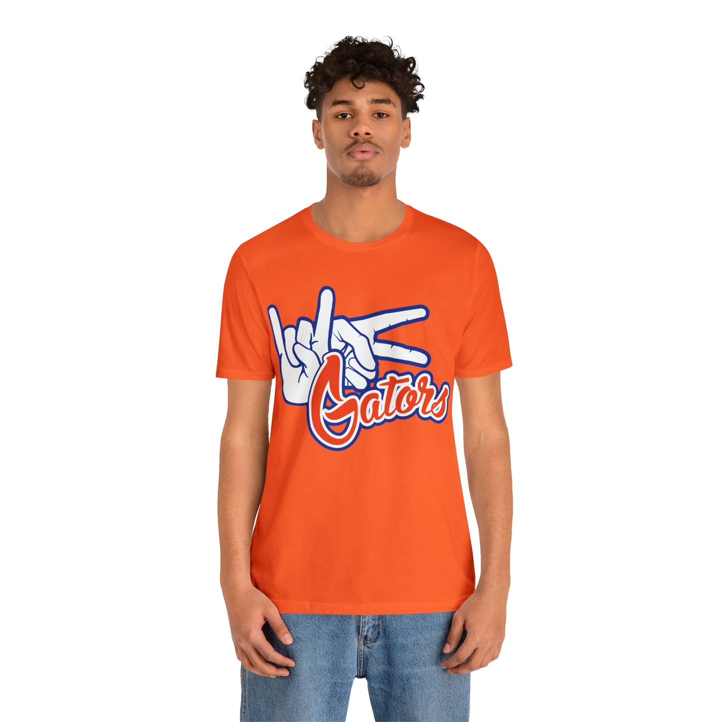 Unisex Jersey Short Sleeve Tee  UF (Rock On) Gators Hands_V1