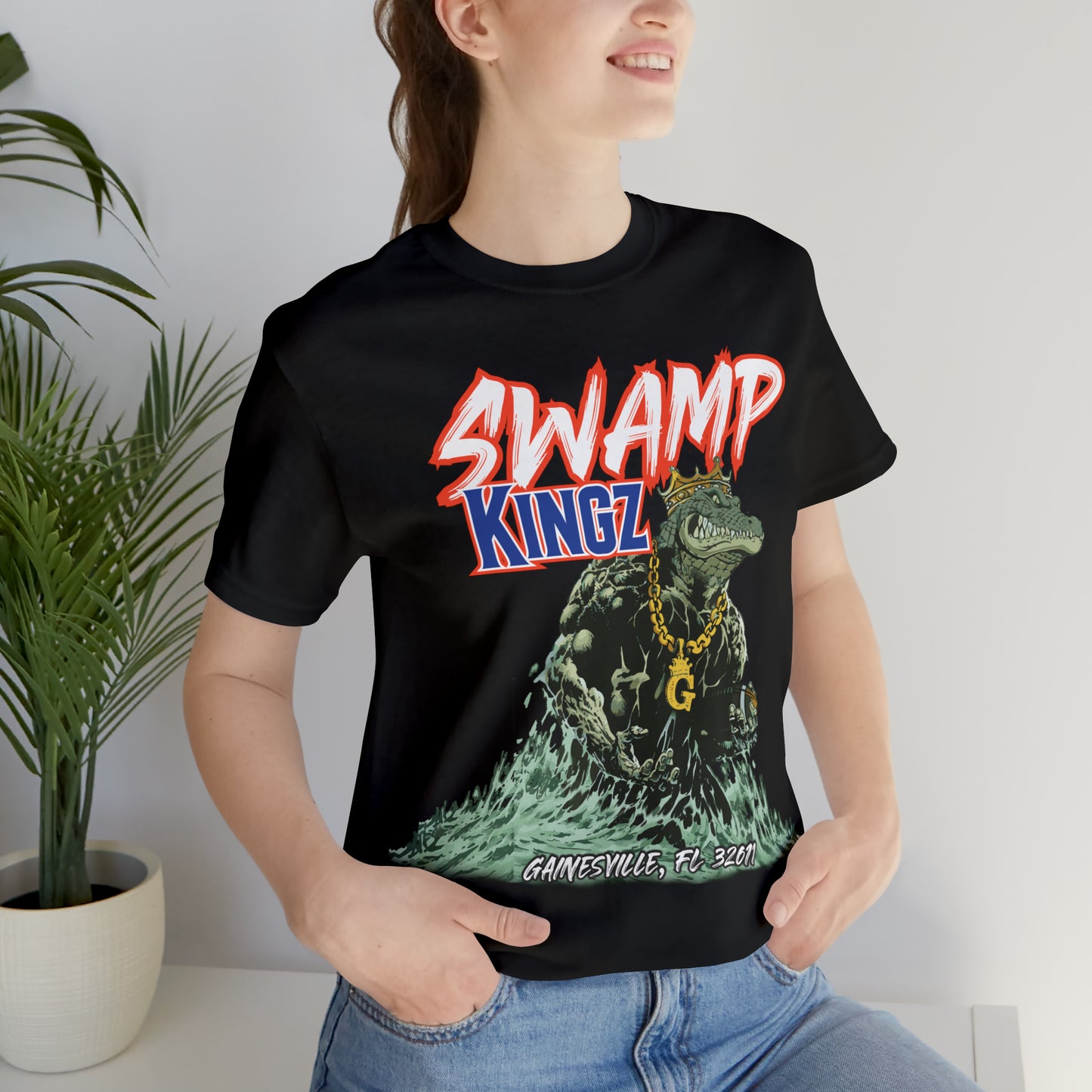 Swamp Kingz (V1) Unisex Jersey Short Sleeve Tee