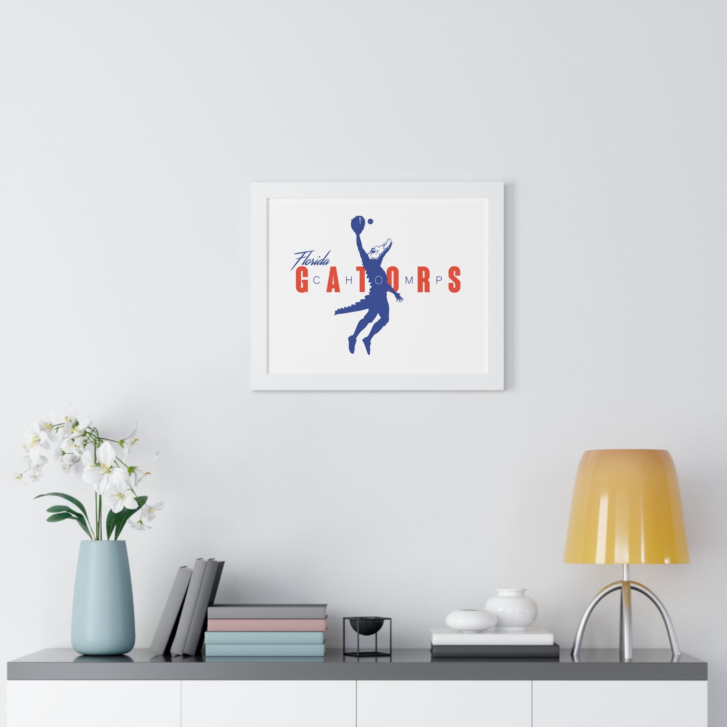 ChompMan Baseball (V1) Framed Horizontal Poster