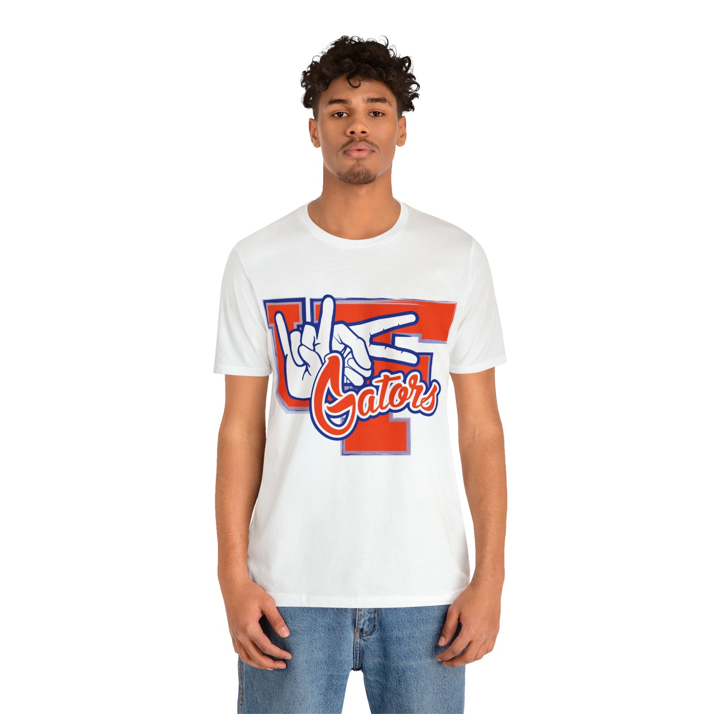 Unisex Jersey Short Sleeve Tee UF (Rock On) Gators Hands_V2