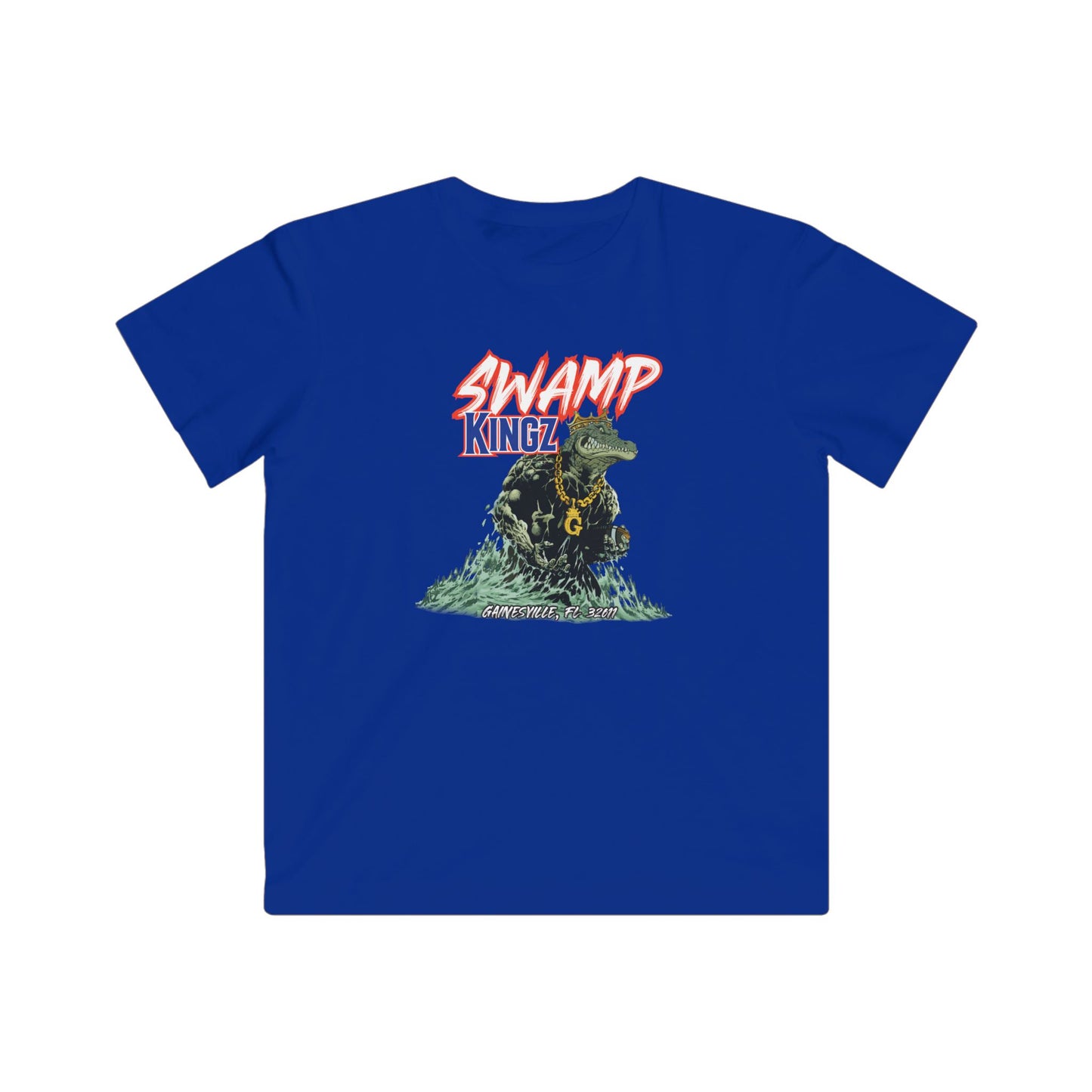 Swamp Kingz (V1) Kids Fine Jersey Tee