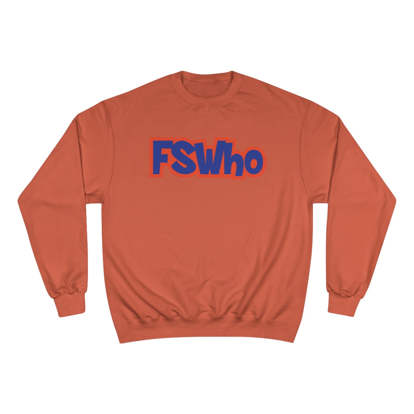 Champion Sweatshirt FSWho Blue Lettering