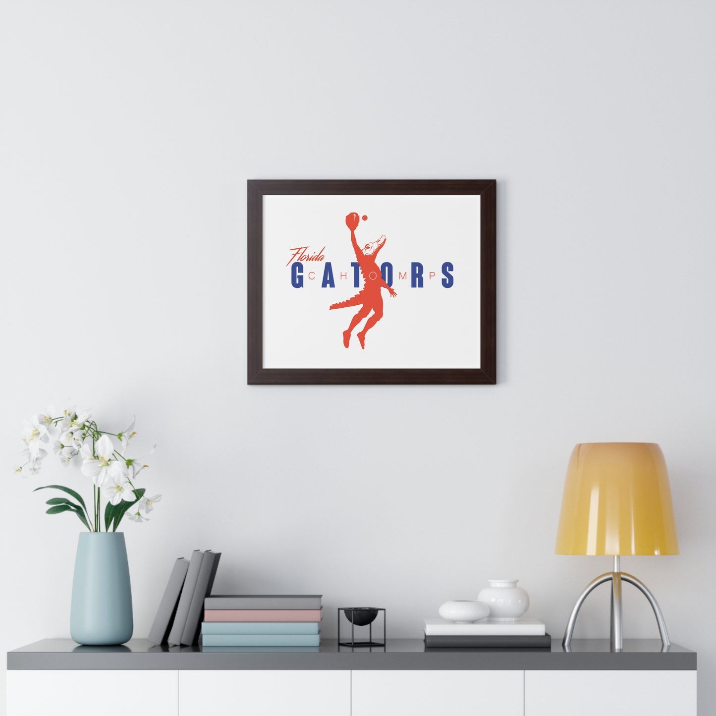 ChompMan Baseball (V2) Framed Horizontal Poster