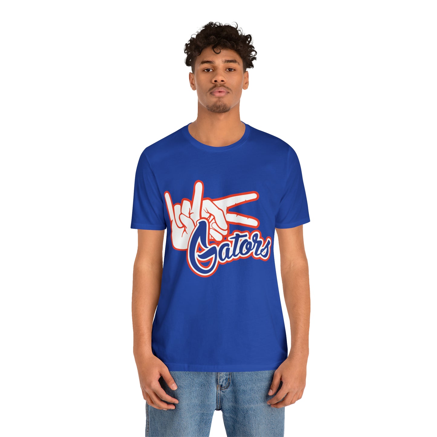 Unisex Jersey Short Sleeve Tee UF (Rock On) Gators Hands_V4