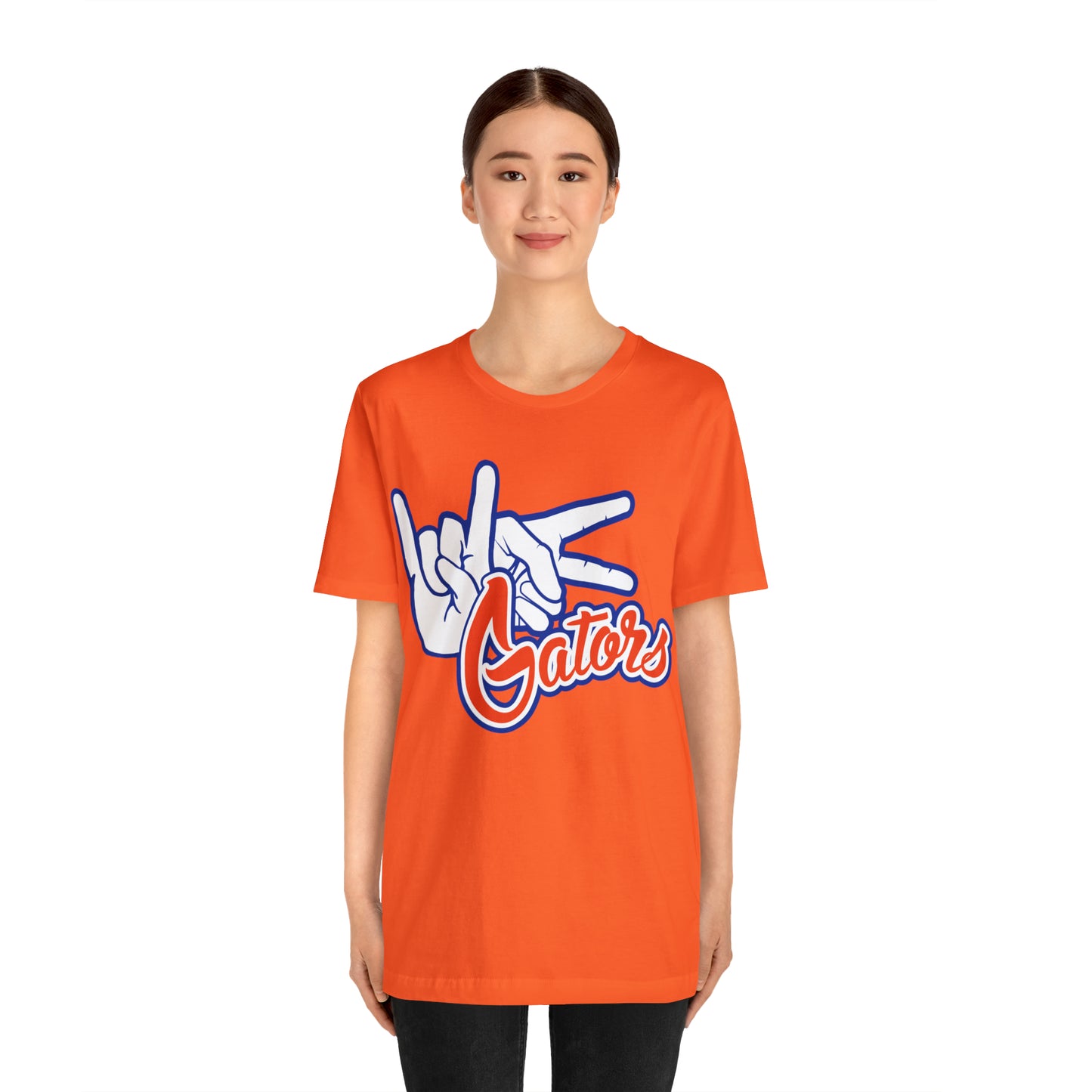 Unisex Jersey Short Sleeve Tee  UF (Rock On) Gators Hands_V1