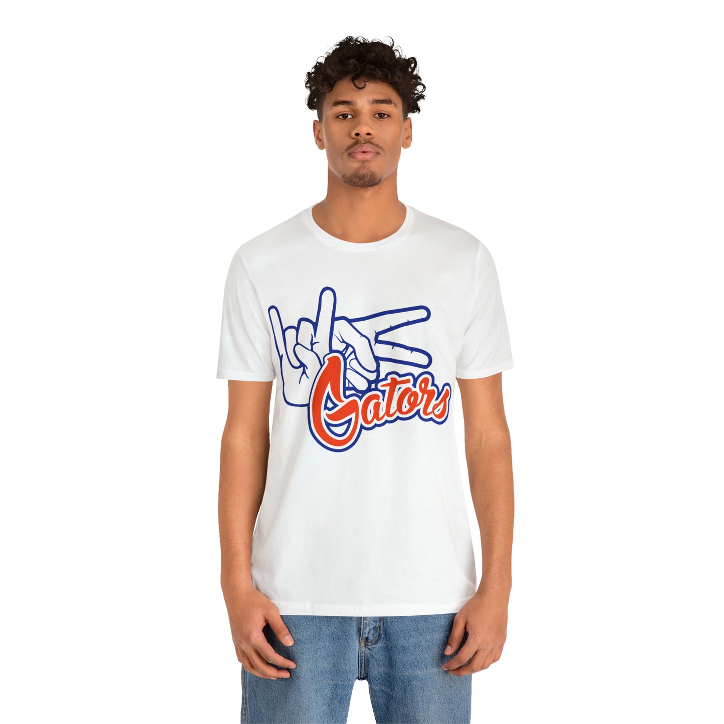 Unisex Jersey Short Sleeve Tee  UF (Rock On) Gators Hands_V1