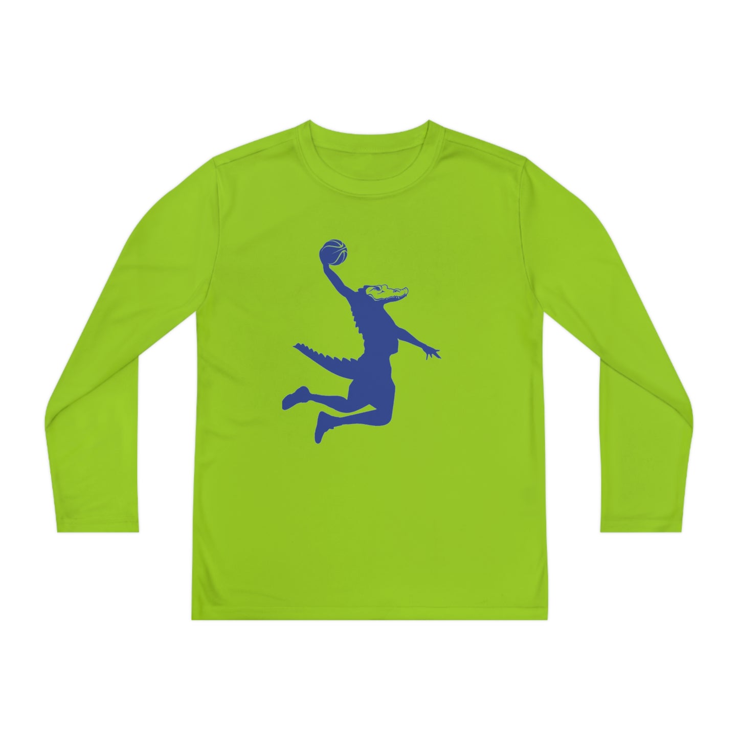 ChompMan Basketball (V5 / Orange) Youth Long Sleeve Competitor Tee