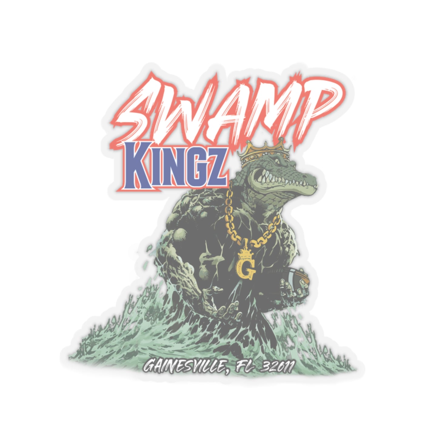 Swamp Kingz (V1) Kiss-Cut Stickers