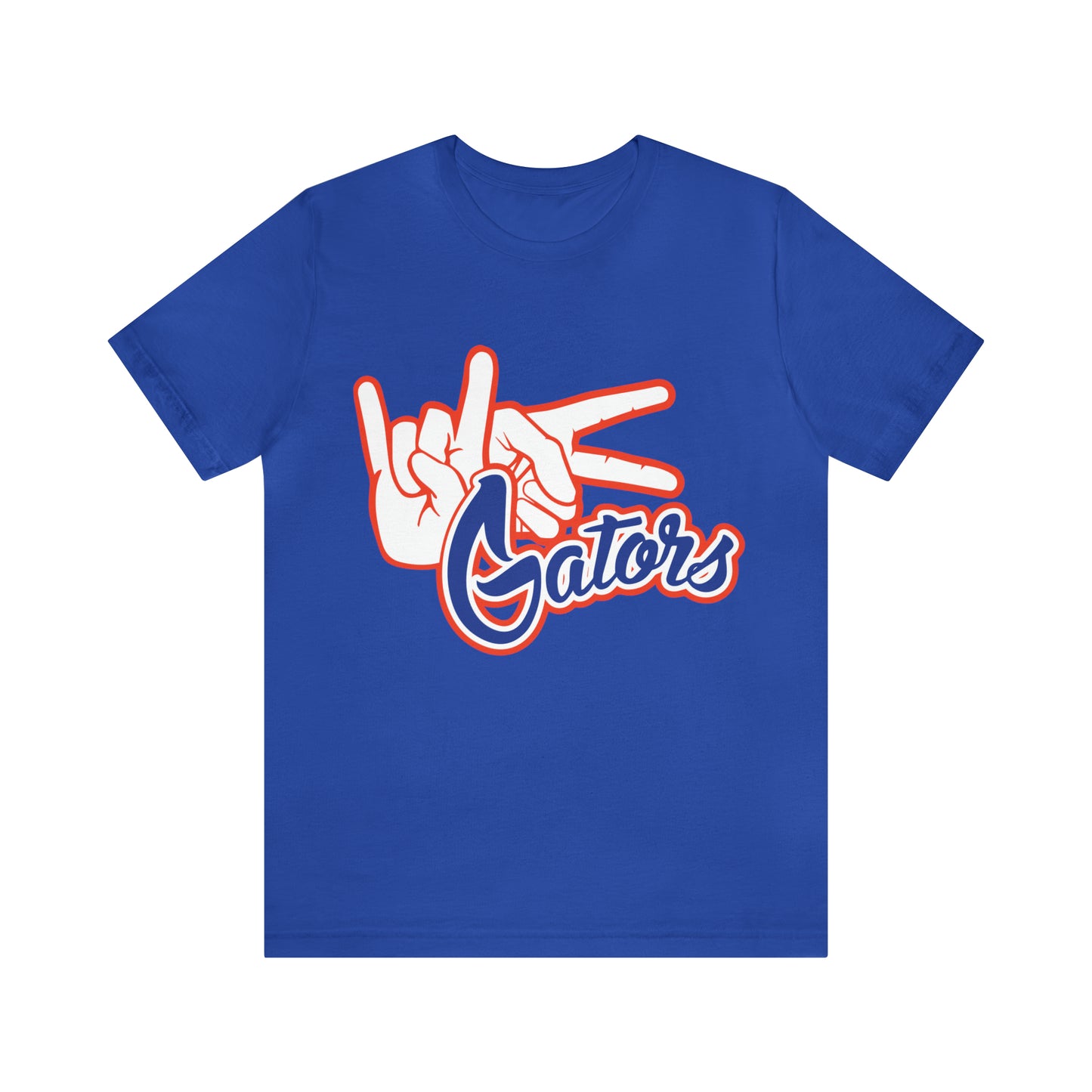 Unisex Jersey Short Sleeve Tee UF (Rock On) Gators Hands_V4