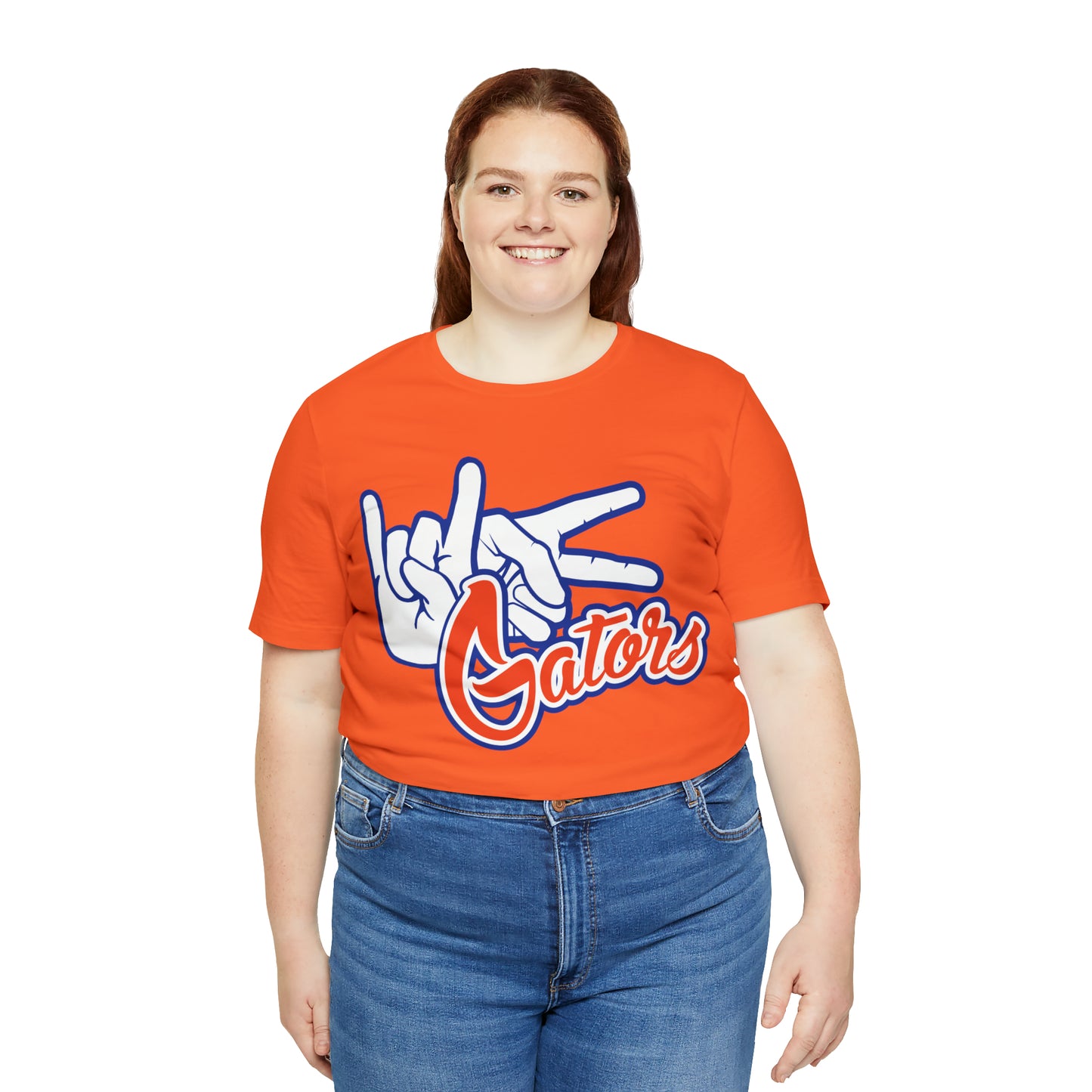 Unisex Jersey Short Sleeve Tee  UF (Rock On) Gators Hands_V1