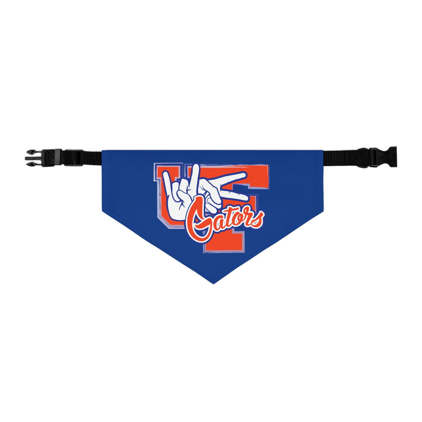 Pet Bandana Collar UF (Rock On) Gators Hands_V2