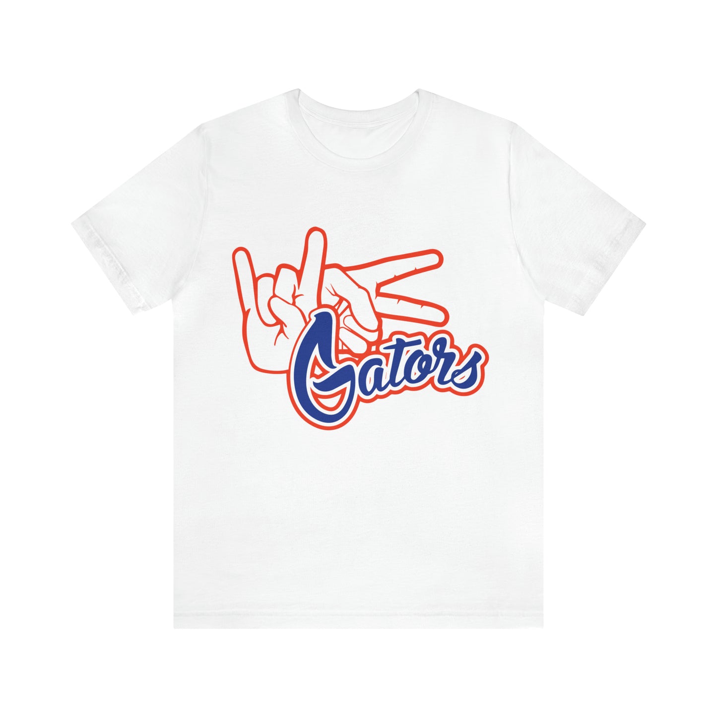 Unisex Jersey Short Sleeve Tee UF (Rock On) Gators Hands_V4