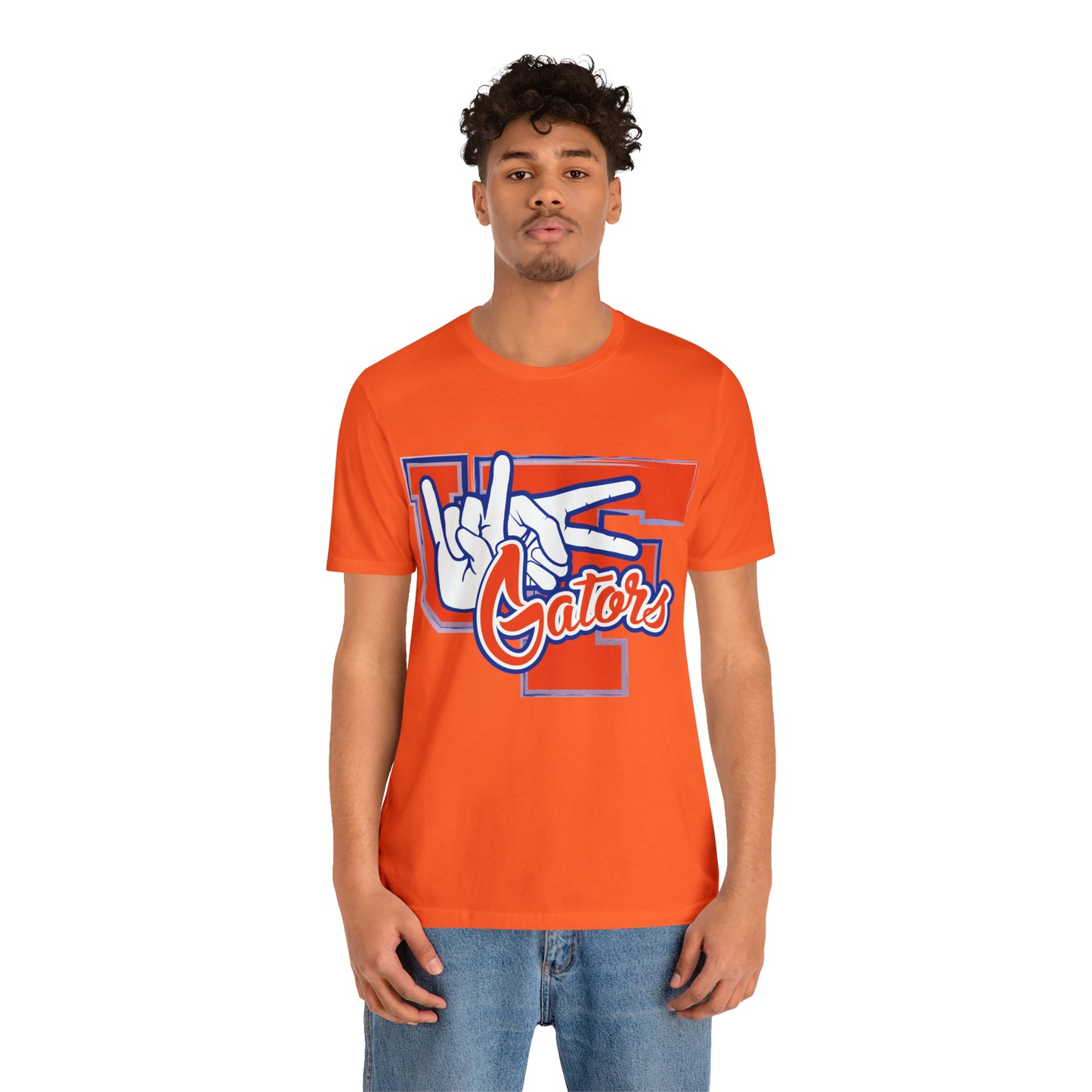 Unisex Jersey Short Sleeve Tee UF (Rock On) Gators Hands_V2