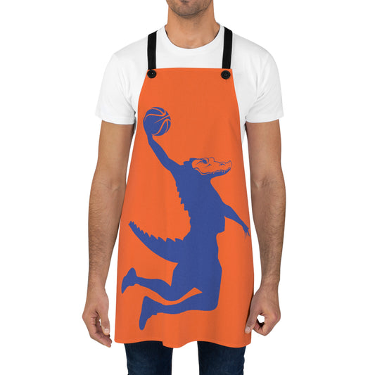 ChompMan Basketball (V5 / Orange) Apron (AOP)