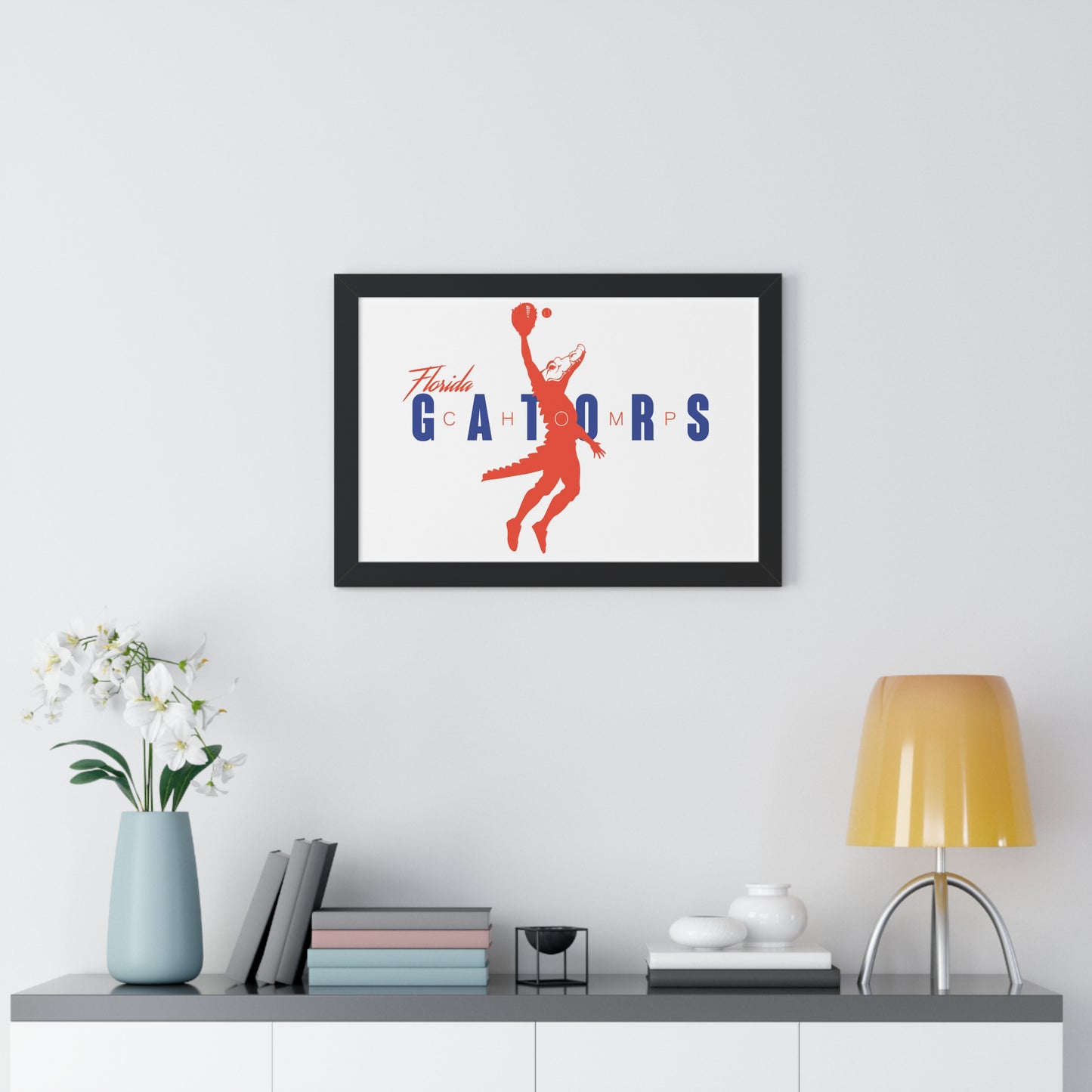 ChompMan Baseball (V2) Framed Horizontal Poster