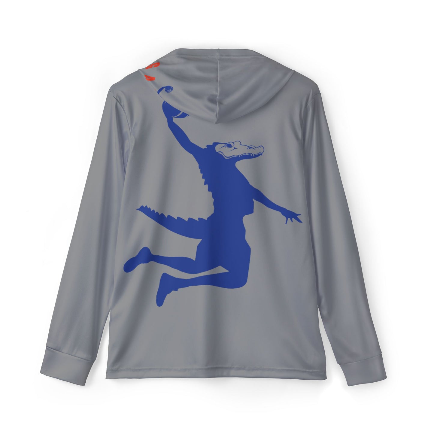 ChompMan Basketball Special (V1 / Gray) Men's Sports Warmup Hoodie (AOP)