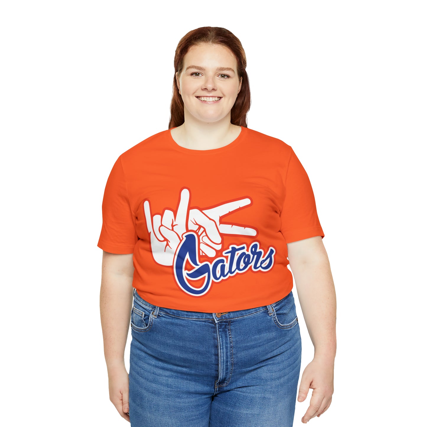 Unisex Jersey Short Sleeve Tee UF (Rock On) Gators Hands_V4